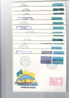 Schweiz, Lemanx 1978, 14 verschiedene Couverts