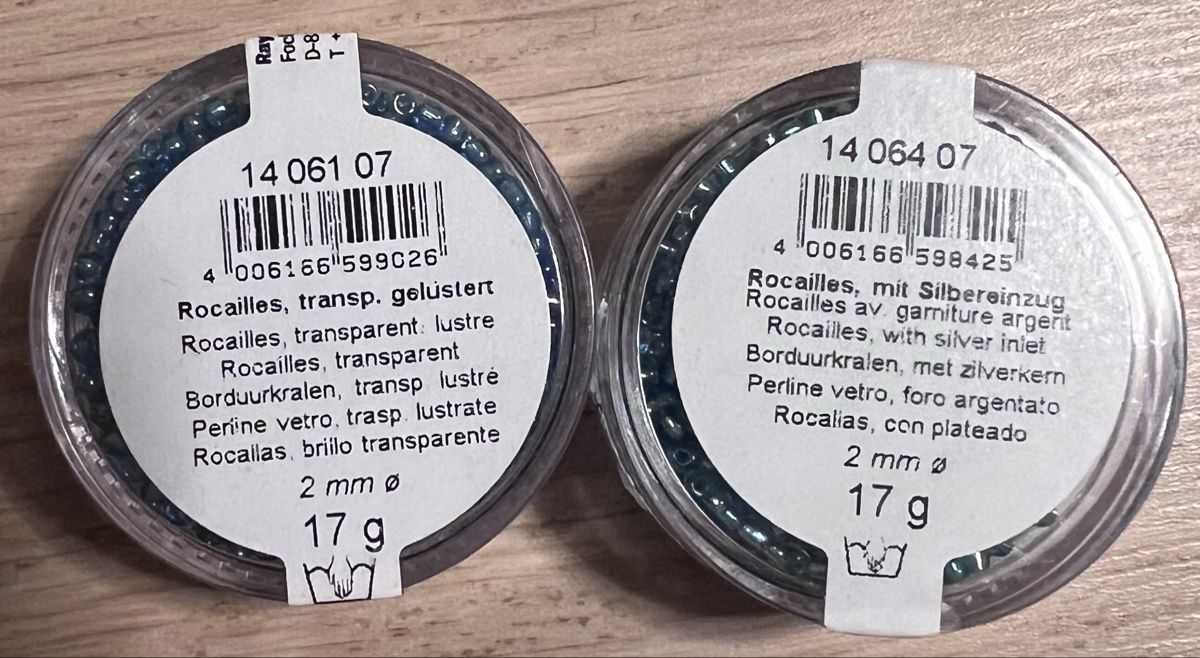 Perles (synthétiques): Perlen Rayher Rocailles 2 mm – Neuf (Voir description) à Pfäffikon SZ par Gschmois26 2