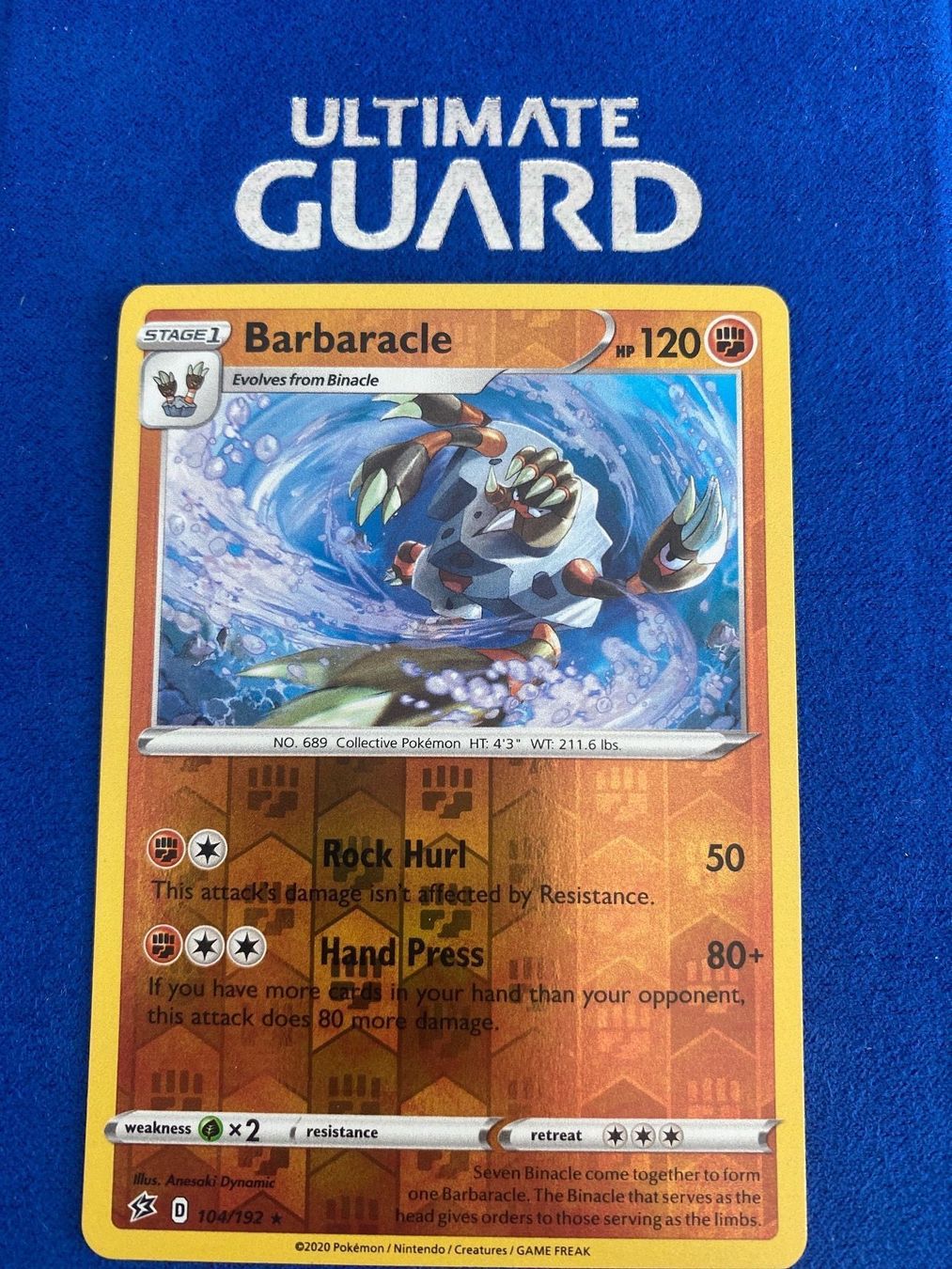Pokémon Carte collezionabili: Pokemon TCG - Barbaracle EN reverse Holo – Nuovo (secondo la descrizione) da Lyss venduto da DeaDiLuna