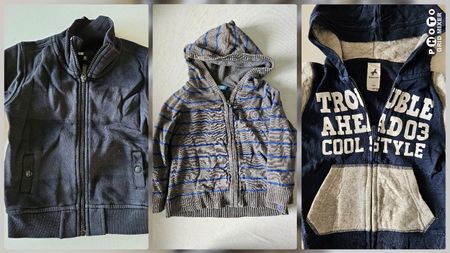 Set 3 Stk. Kapuzen Jäckli / Jacken / Pullover ca. Gr. 98/104