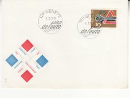 Sonderstempel SA. 40a Autosalon Genèneve 1972