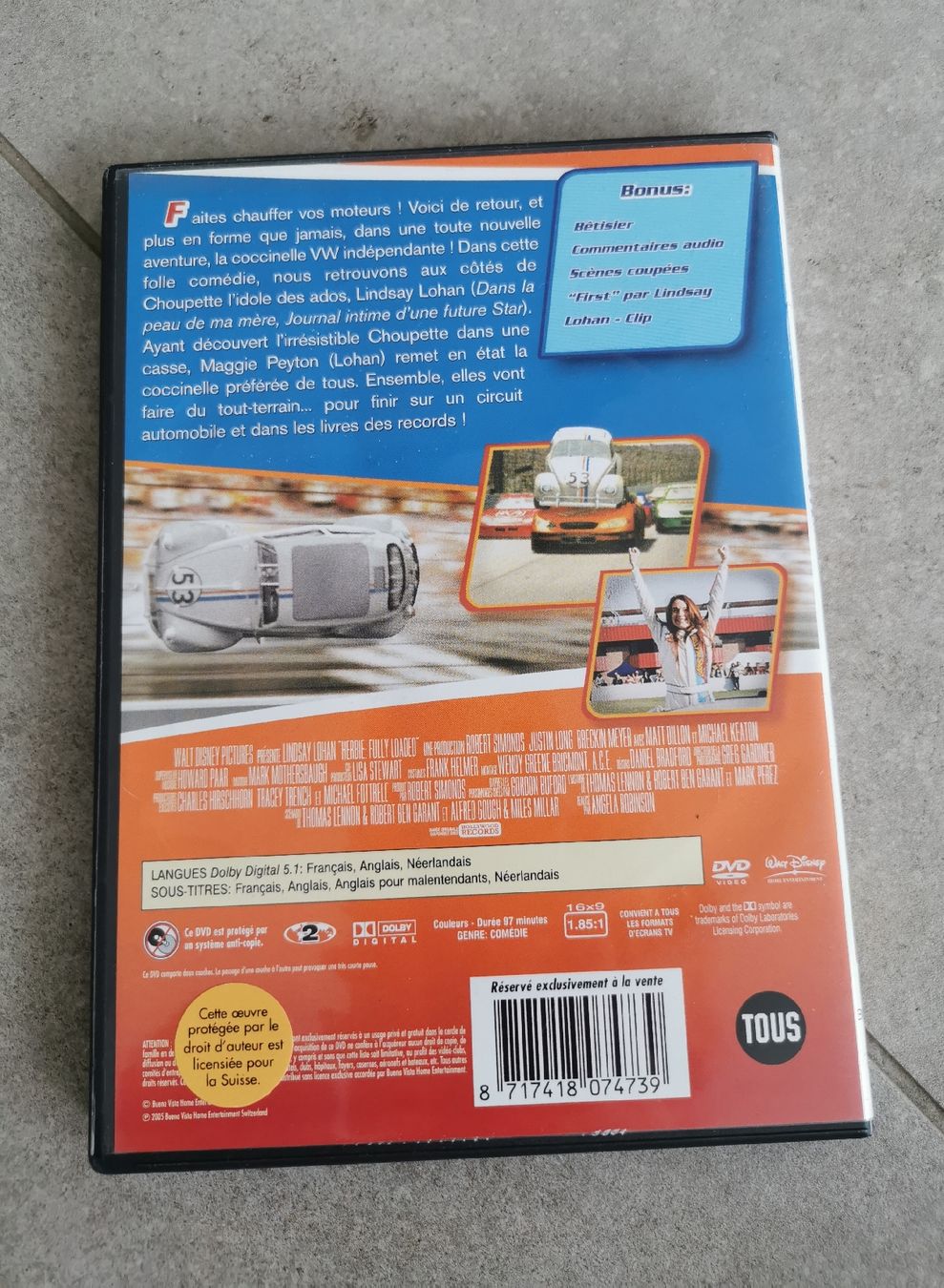 Alle DVDs: DVD La coccinelle revient – Gebraucht aus Longirod von DigiSmart 2
