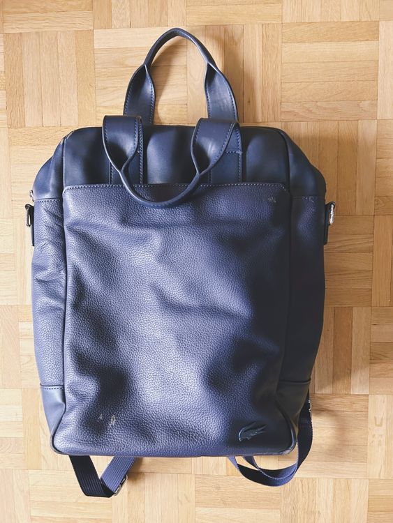 lacoste leather backpack Kaufen auf Ricardo