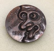 Fasnachtsplakette Littau 1969, ist die erste.