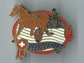 Placchette & Badge: Pferde Sport Pin – Usato da Zürich venduto da t24_de
