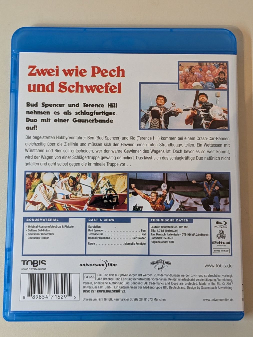 Tutti i DVDs: Zwei wie Pech und Schwefel [Blu-ray] – Usato da Port venduto da gecotom 1
