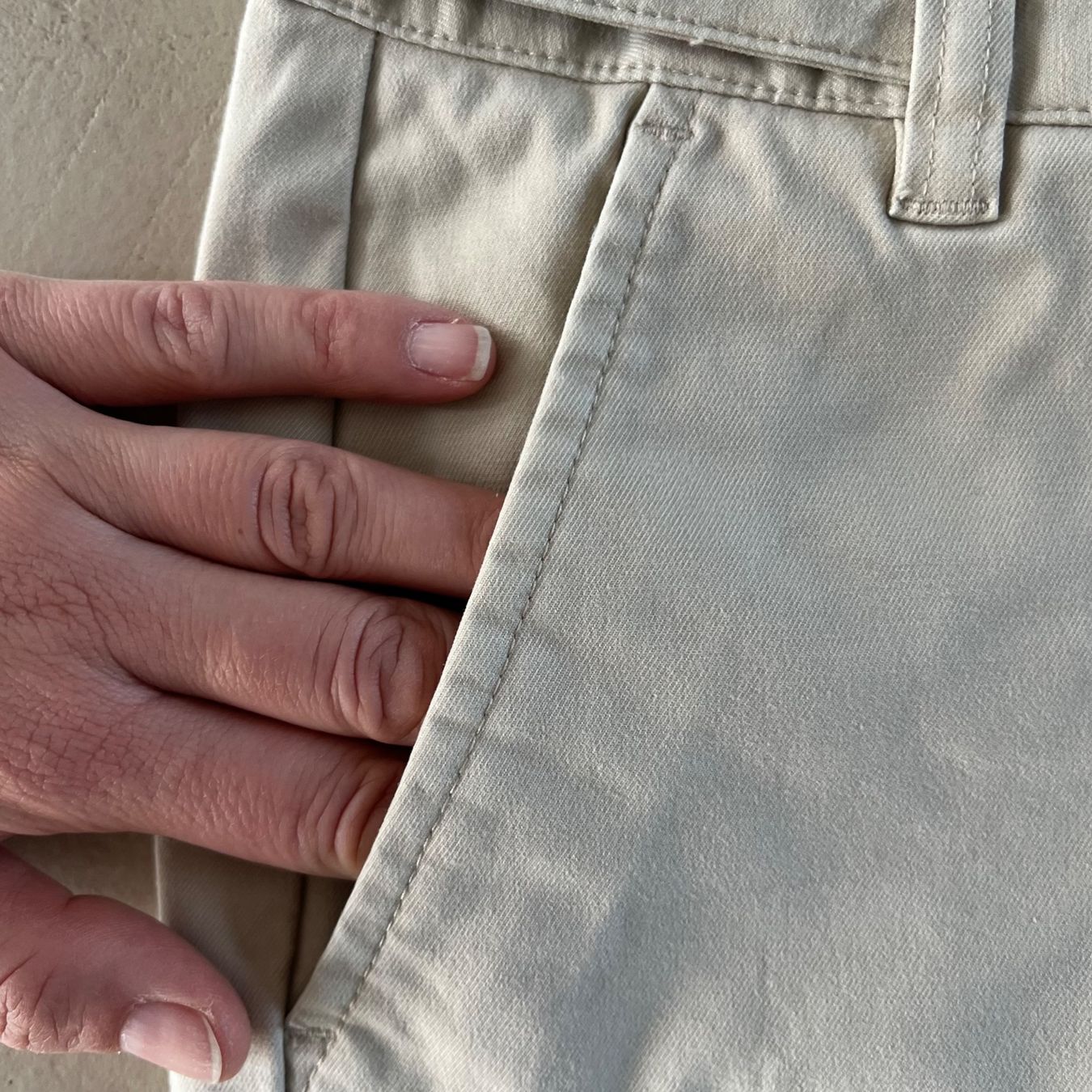 Pantalons: beige LANDS’ END Hose | Baumwolle & Elastan – D'occasion à Zürich par ClosetQueen 6