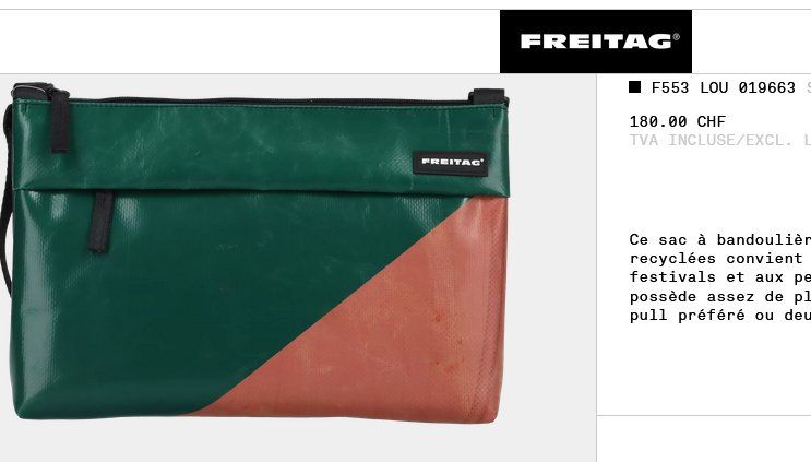 Freitag Taschen: Freitag F553 Tasche / sac – Gebraucht aus Collonges von arashee 4