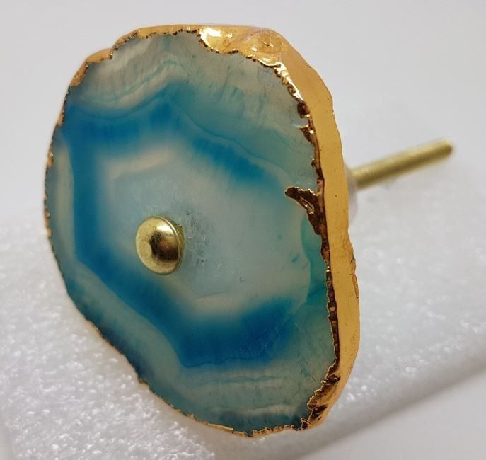 Maniglie per cassetti & Pomelli per mobili: Möbelknopf marmor und Metall – Nuovo e nell'imballaggio originale da Schwerzenbach venduto da Alperose03