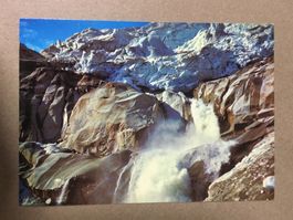 AK Rhonegletscher Quelle Wallis teilansicht