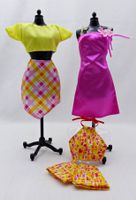 3 ORIGINAL BARBIE OUTFITS‪‪ VINTAGE USA (Lot 16)
