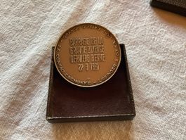 Medaille Dixence en argent 1961avec boîte