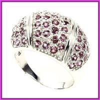 ♛ Rhodolith 925 Silberring