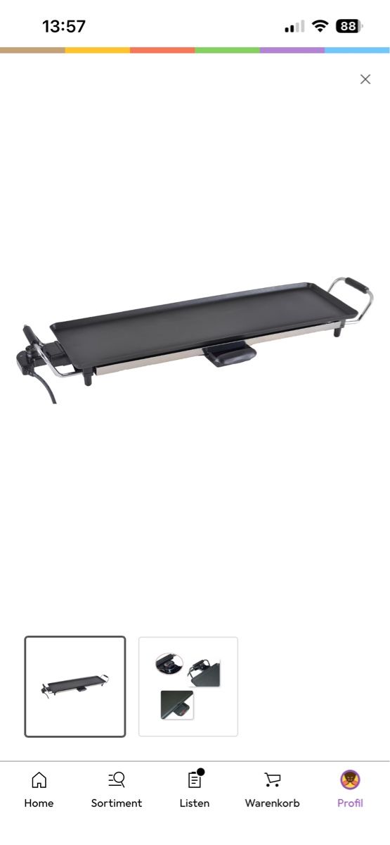 Griglie: Ohmex Elektrischer Grill Teppanyaki TPK-2390 – Nuovo e nell'imballaggio originale da Safenwil venduto da Leonor01 1