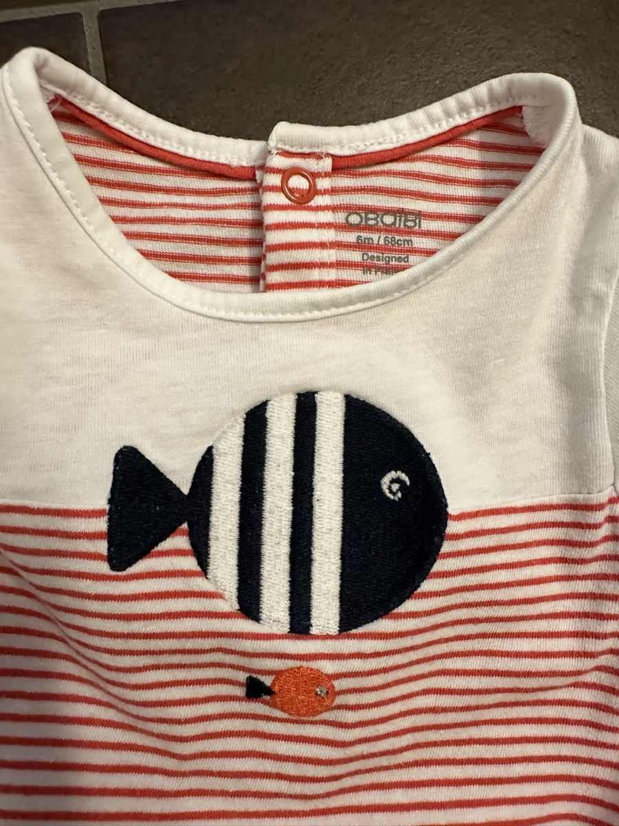 Pagliaccetti: Kurzarm Strampler /Onesie  von Obaibi, Gr 6 Mt – Usato da Zürich venduto da Freudefant 2
