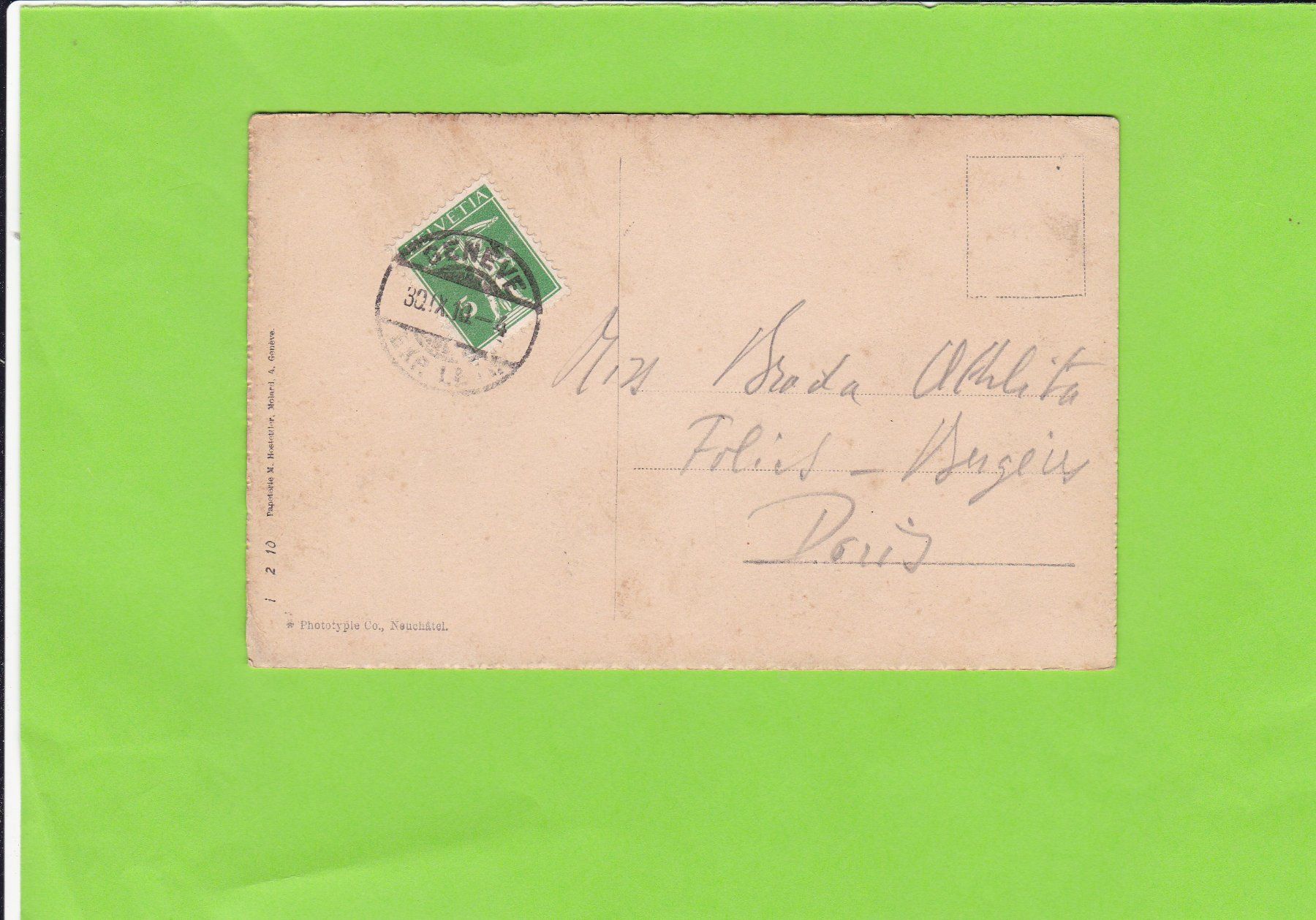 Cartes postales: Genève. Rade – D'occasion à St. Peterzell par neckertal 1