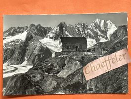Alte Ansichtskarte Lauteraarhuette SAC 2393 m 23. Juli 1948