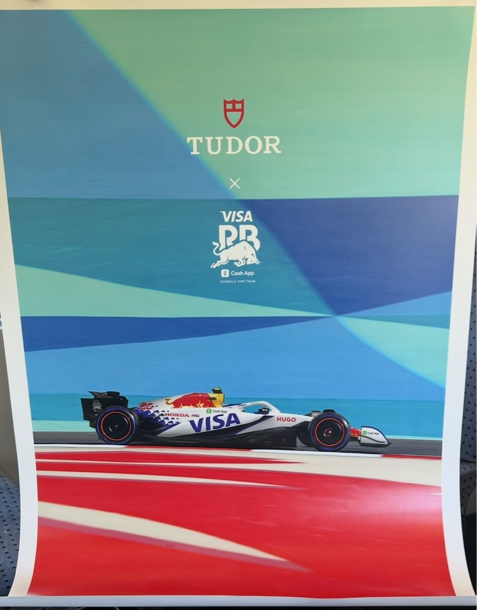 Tudor Orologi: TUDOR 2025 Poster – Nuovo e nell'imballaggio originale da Lugano venduto da bad_2t9b
