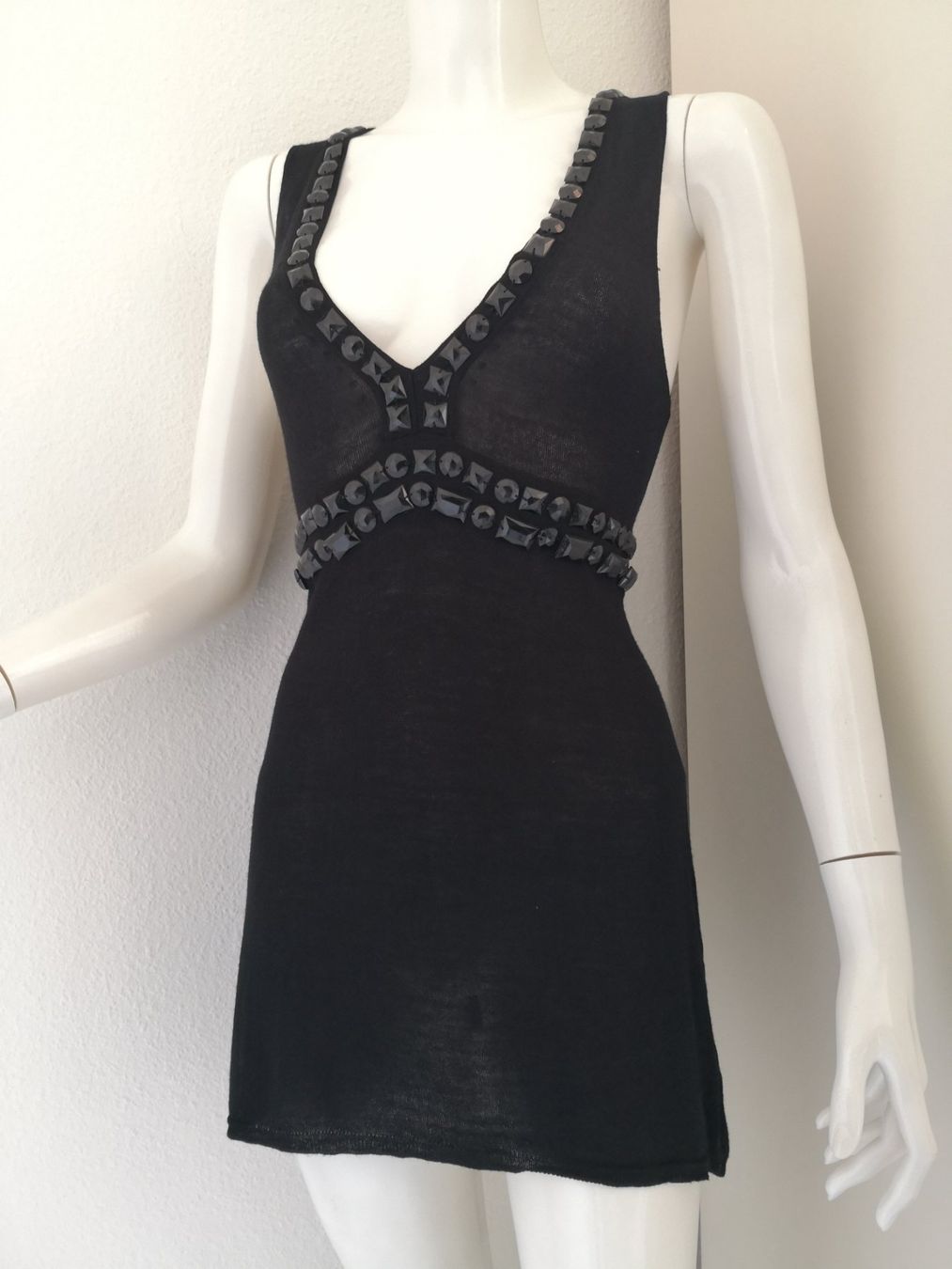 Mango Top: 🤩MANGO SUIT STRICK-TOP SCHWARZ MIT STEINEN – Nuovo (secondo la descrizione) da Olten venduto da Naja-Twins-Twins