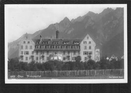 #Chur Kreuzspital , Fotokarte , gel. 1926