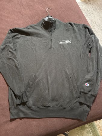 Sweat-shirt Champion noir fermeture éclair taille XL