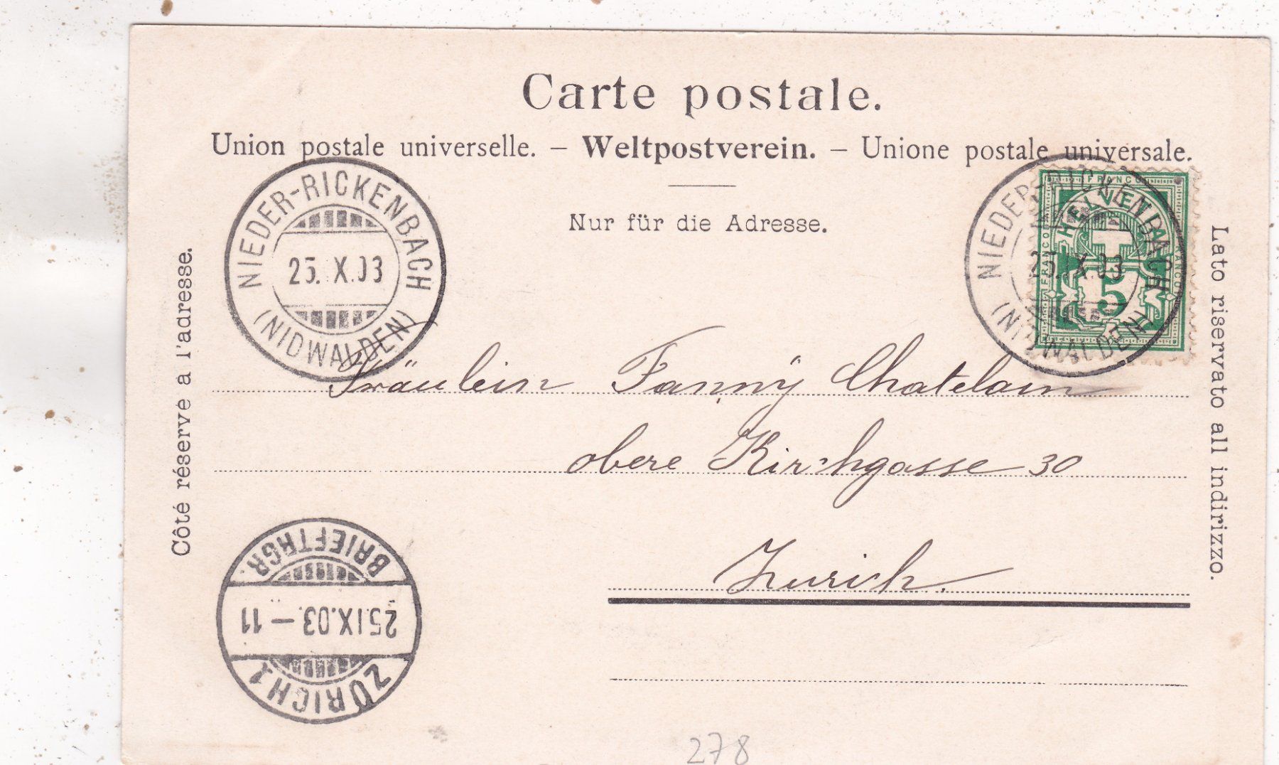 Cartoline postali: Brunnen Schiff Victoria 1903 – Usato da Herisau venduto da Lisegrat2008 1