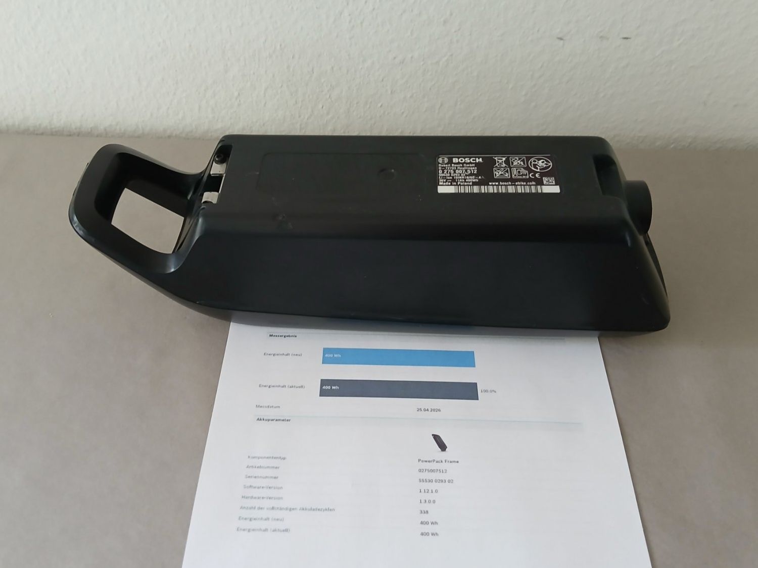 Bosch Batterie: Bosch Powerpack 400 mit 400Wh 100% / inklusive Messbericht – Usato da Winterthur venduto da .-thx-. 8