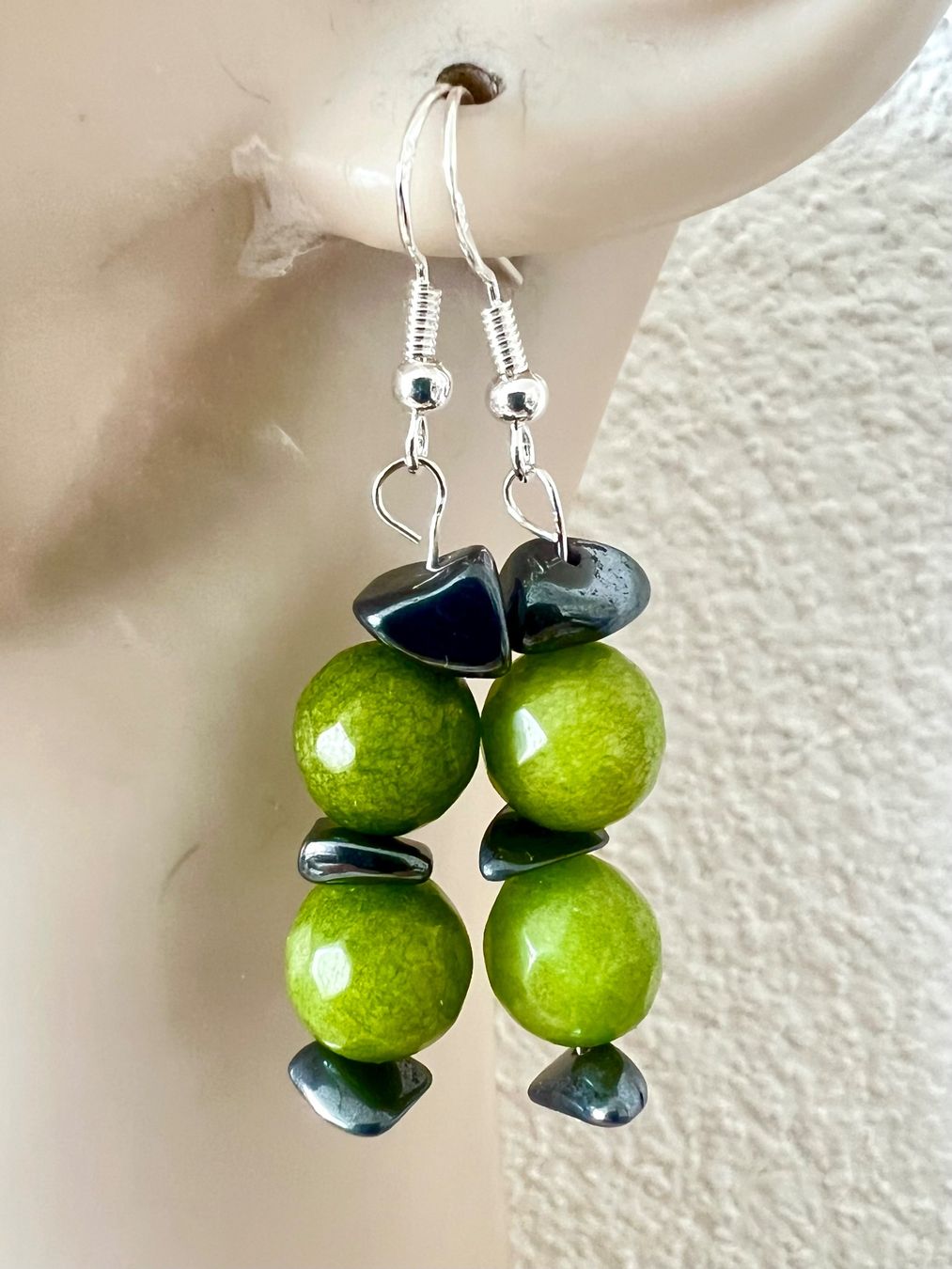 Sonstiger Schmuck: Edelstein Set Nephrit Jade & Peridot – Silber 925 Unikat – Neu (gemäss Beschreibung) aus Ruswil von artbyhand 2