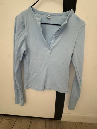 pullover hellblau xs baumwolle