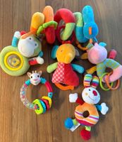 Fehn Spielzeug Baby Schlange-3 Tiere-Beissring-Spieluhr