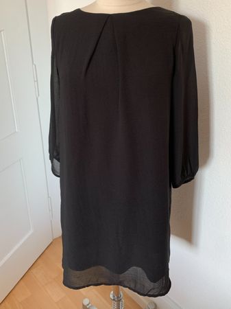 H&M Damen Kleid, Gr. 34 / 36, Schwarz