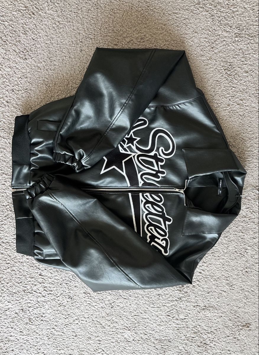Giacche: Veste en cuir noir, comme neuf! – Nuovo (secondo la descrizione) da Vevey venduto da bad_6p7c 1