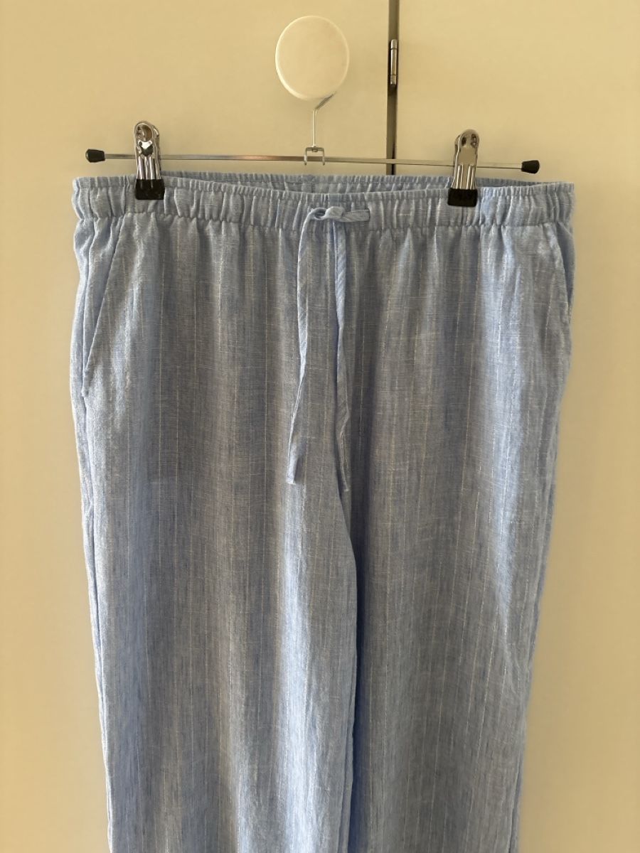 Stradivarius Pantaloni: Pantalon léger Stradivarius bleu clair taille M neuf – Nuovo (secondo la descrizione) da Pully venduto da kaba07 1