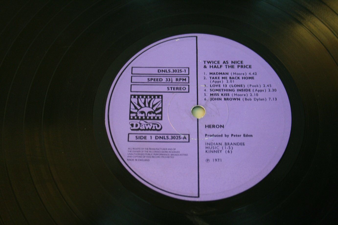 Schallplatten: Twice as nice & Half the price - Heron, LP – Gebraucht aus Wettingen von zibi137