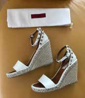 VALENTINO GARAVANI weisse sexy Wedges 37 absolut NEUwertig