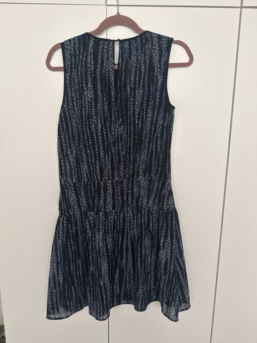 Michael Kors Vestiti: Michael Kors Dress Blue Patterned Sleeveless Size 36 EU  – Usato da Basel venduto da zestrila 1