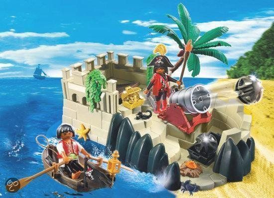 PLAYMOBIL - Le Repaire Des Pirates - Coffret Complet Géant - Jeu De Construction
