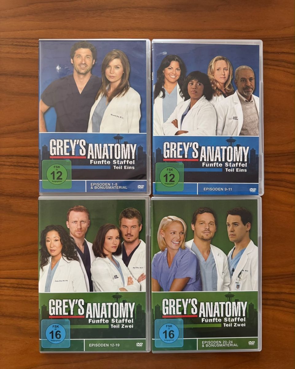 Alle DVDs: Grey's Anatomy 5. Staffel  – Gebraucht aus Wiggen von cha_p9np