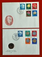 PRO JUVENTUTE 205 - 209; PRO PATRIA 118 - 122 SATZ FDC 1964