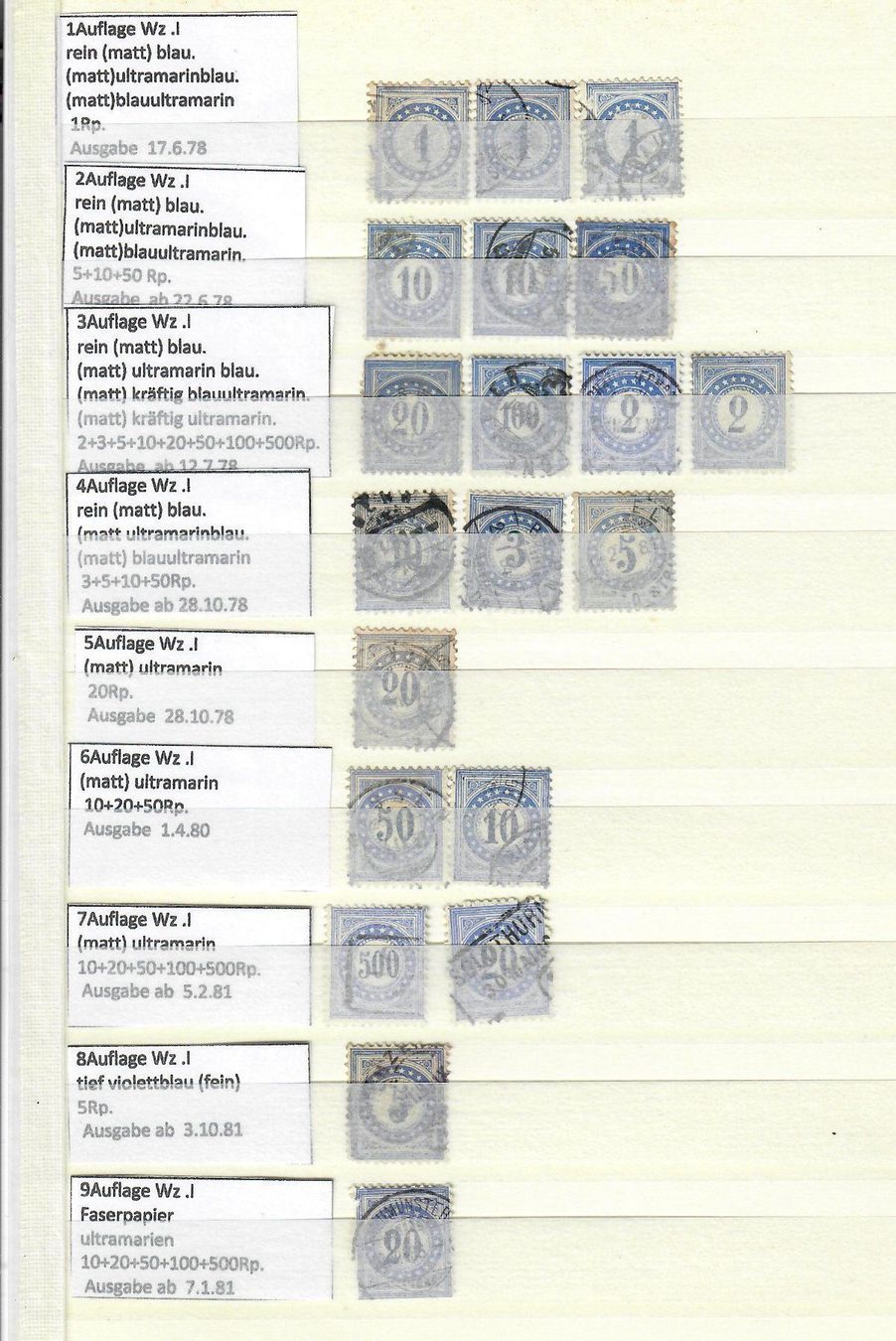 Alle Briefmarken: Portomarken leicht selber bestimmen – Neu (gemäss Beschreibung) aus Endingen von briefmarkenmeier57