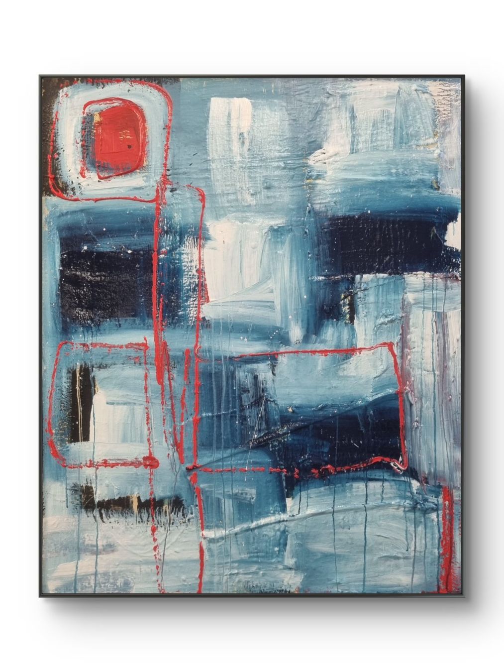 Gemälde: Originales abstraktes Bild 80x100cm – Neu (gemäss Beschreibung) aus Urdorf von Contra8 1