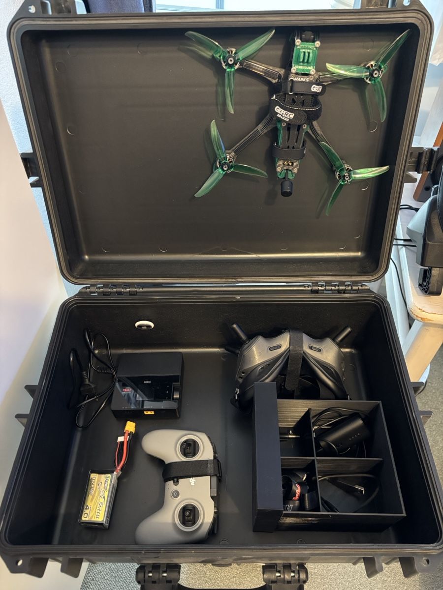 Modellismo RC: FPV Drone mit Koffer und Zubehör – Usato da Unterseen venduto da nicfab0303