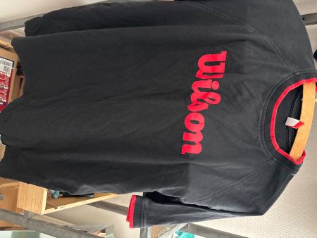 Kinder T- Shirt 176 Groesse L schwarz Wilson