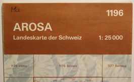 Arosa: Landeskarte der Schweiz / Landkarte 1:25'000
