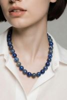 Schöne Lapislazuli Kette NEU