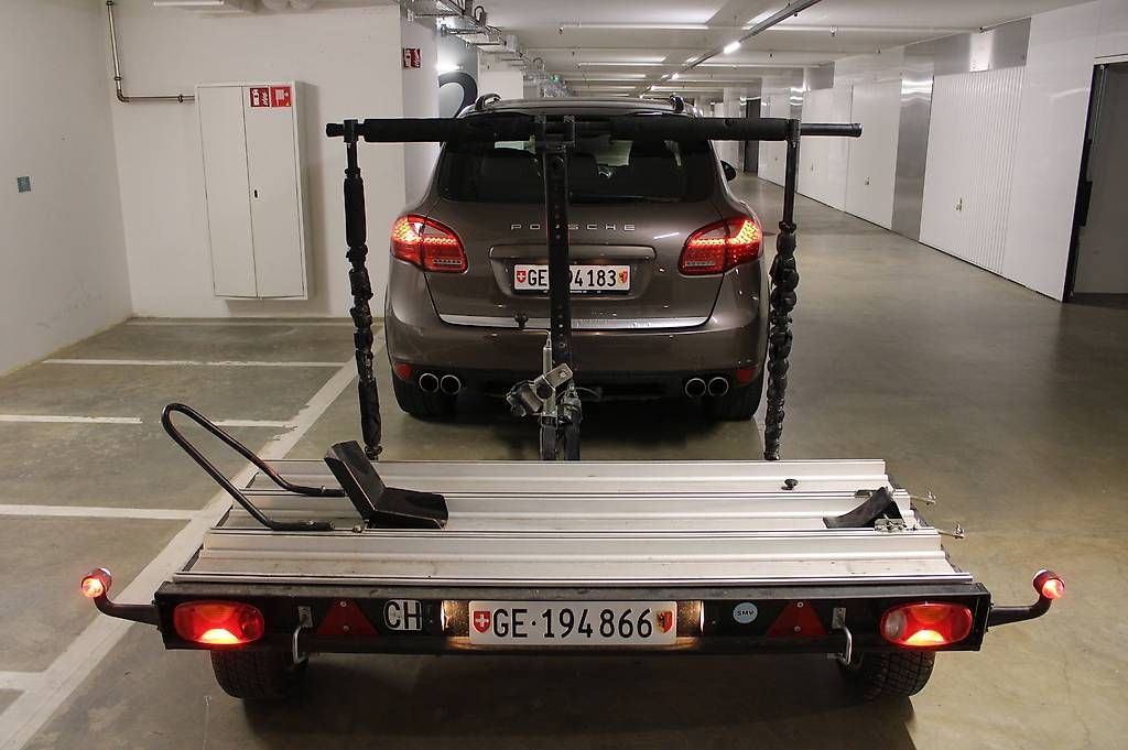 Anhänger: Remorque SMV pour 1 moto – Gebraucht aus Grand-Lancy von mat_gyj9