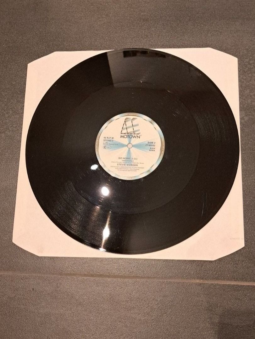 Dischi in vinile: Stevie Wonder - Go Home Maxi-Single VG- / VG – Usato da Günsberg venduto da Fleder4 3