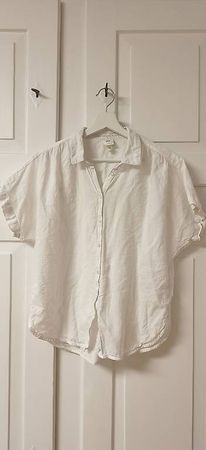 H&M weisse Kurzarmbluse  Grösse 36