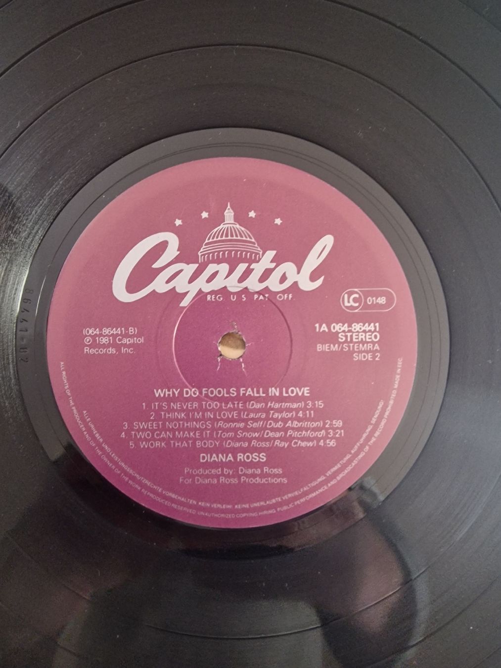 Dischi in vinile: Diana Ross - Why do Fools fall in Love – Usato da Pfaffnau venduto da gunport 5