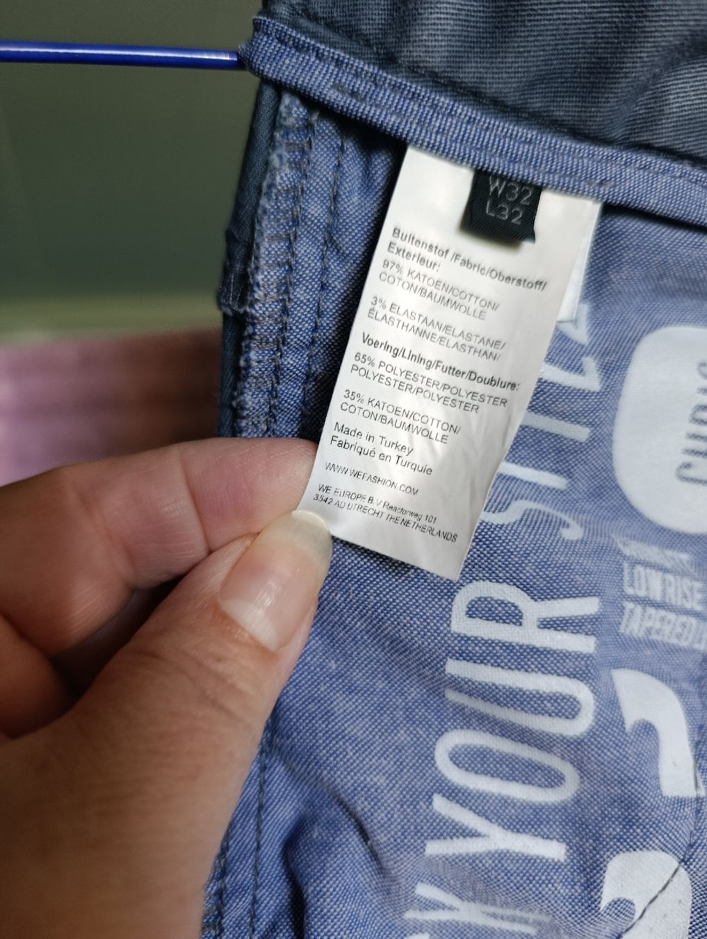 We Pantaloni: Hose grau WE Gr. W32/L32 – Usato da Bellach venduto da TORA4 4